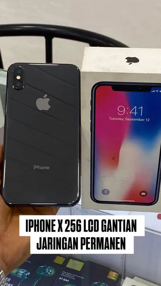 IPHONE X 256GB LCD GANTIAN JARINGAN PERMANEN
