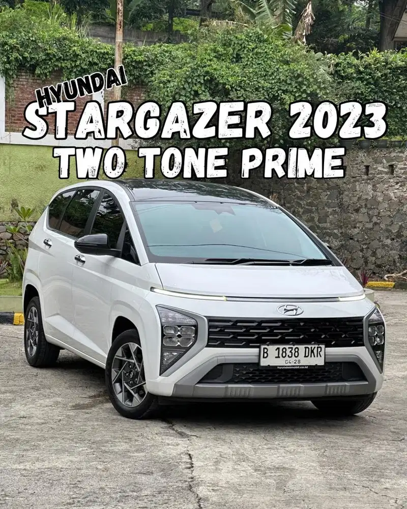 HYUNDAI STARGAZER PRIME AT 2023 TWO TONE