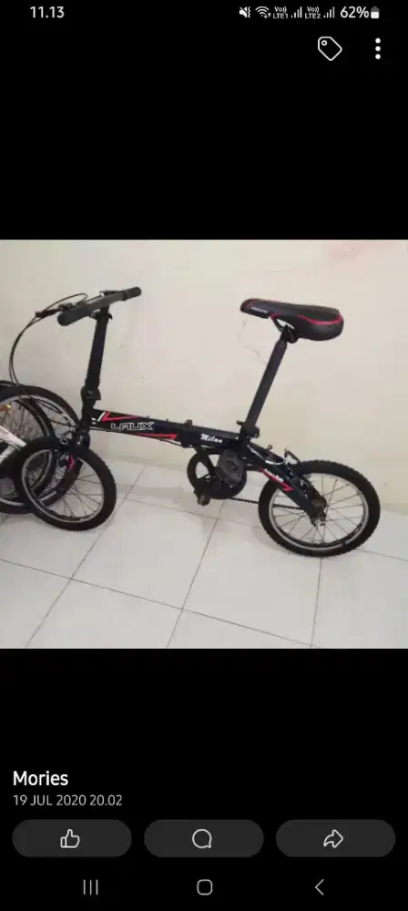 Sepeda lipat merk cobra