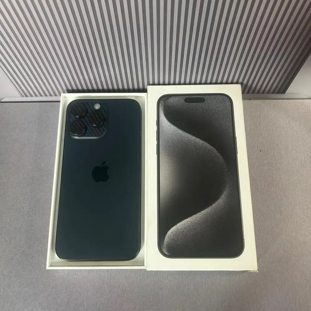 iPhone 15 Pro Max 256gb Beacukai - Blue Titanium