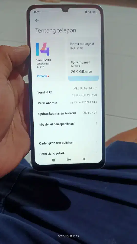 Redmi 13c ram6+2/128GB fuldus