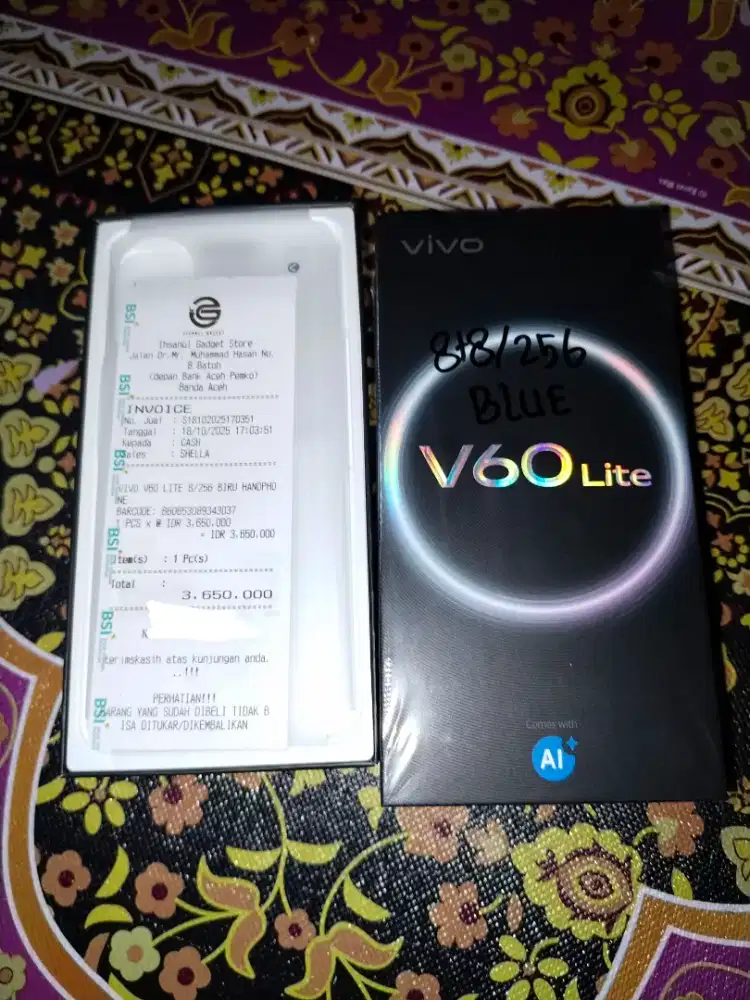 Jual vivi v60 ram 8+8/256