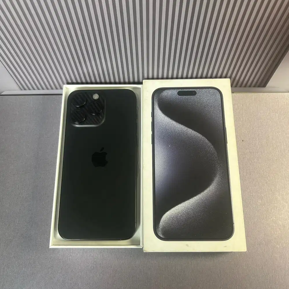 iPhone 15 Pro Max 256gb Beacukai - Black Titanium