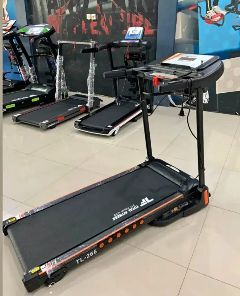 PROMO ELEKTRIK TREADMILL NEW TL 266 TOTAL GYM