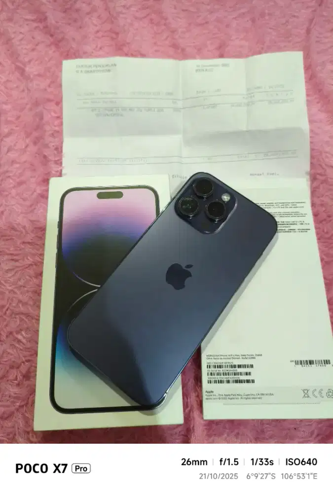 IPHONE 14 PROMAX 256GB DUALSIM BEA CUKAI