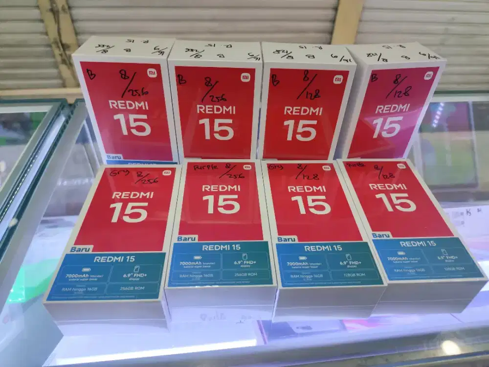 PROMO Redmi 15 8/256 (Barang Baru) Harga Murah Net