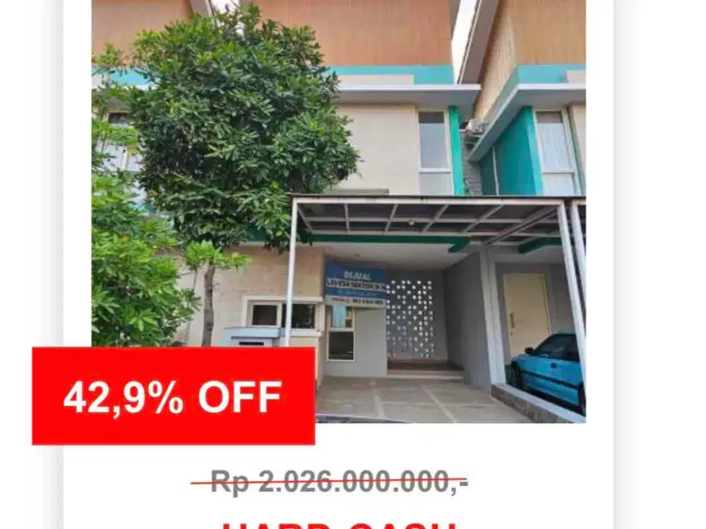 Dijual Rumah Brand New di Cluster Lavesh Harapan Indah