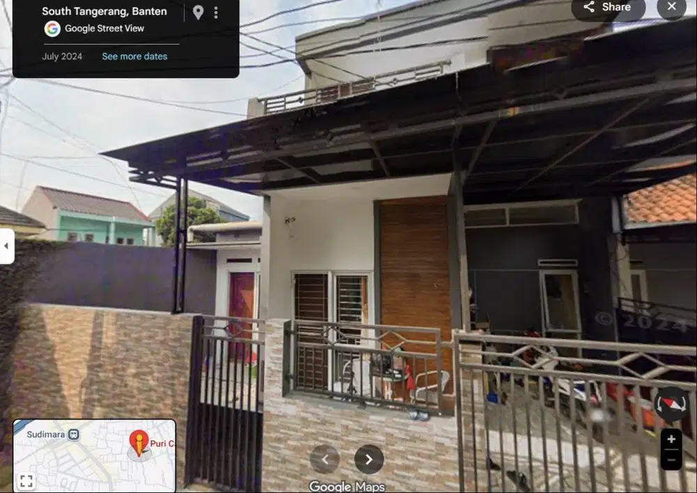 RUMAH 2 LANTAI HANYA 500 M DARI STASIUN SUDIMARA