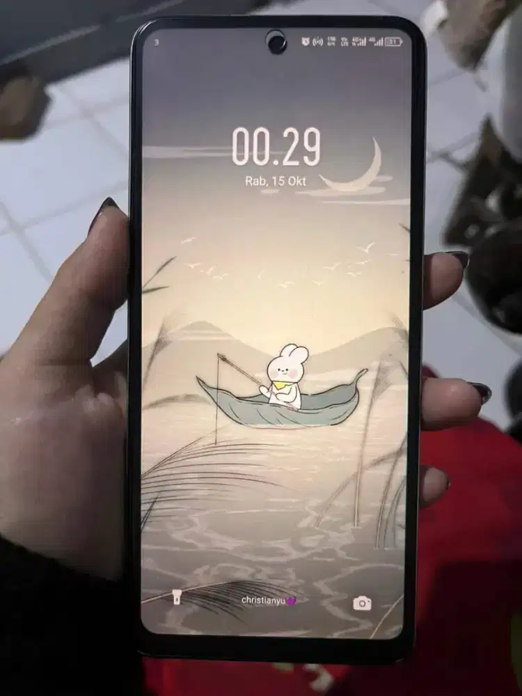 jual hp Infinix hot 40 pro, pemakaian 1tahun