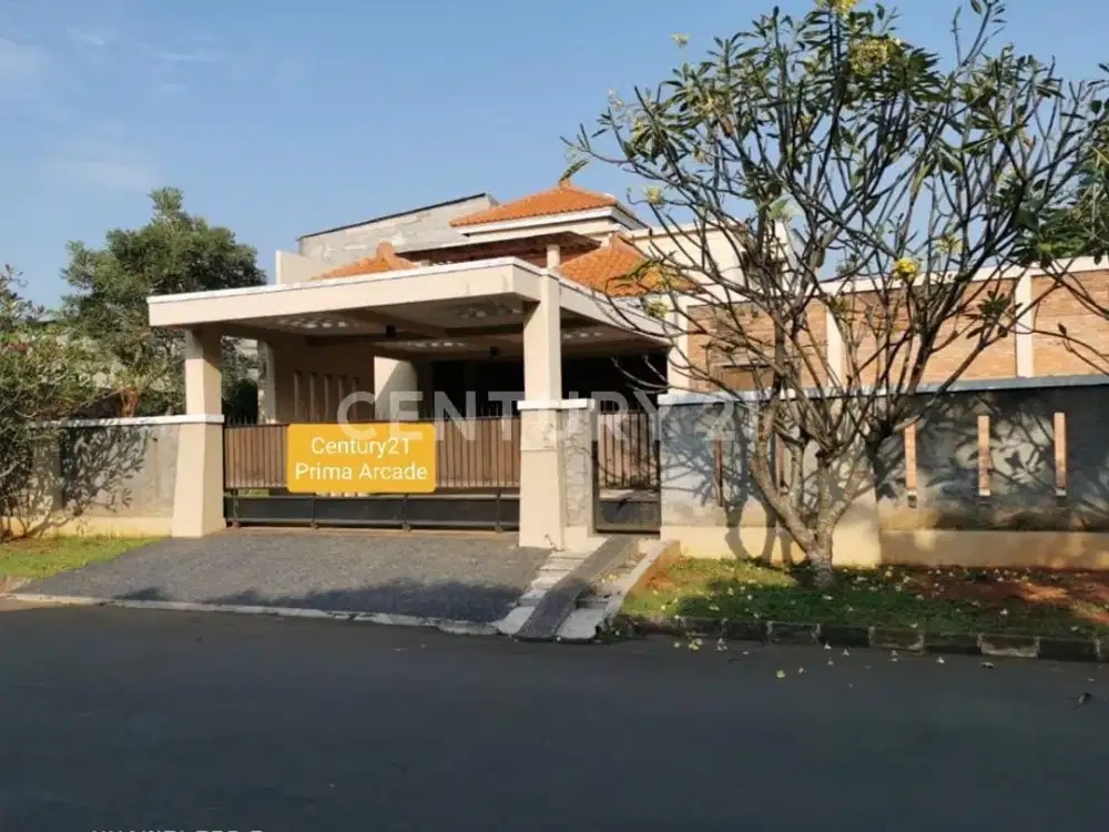 Rumah Asri Dan Luas Di Bintaro Jaya Sektor 9, Jalan Depan Lebar
