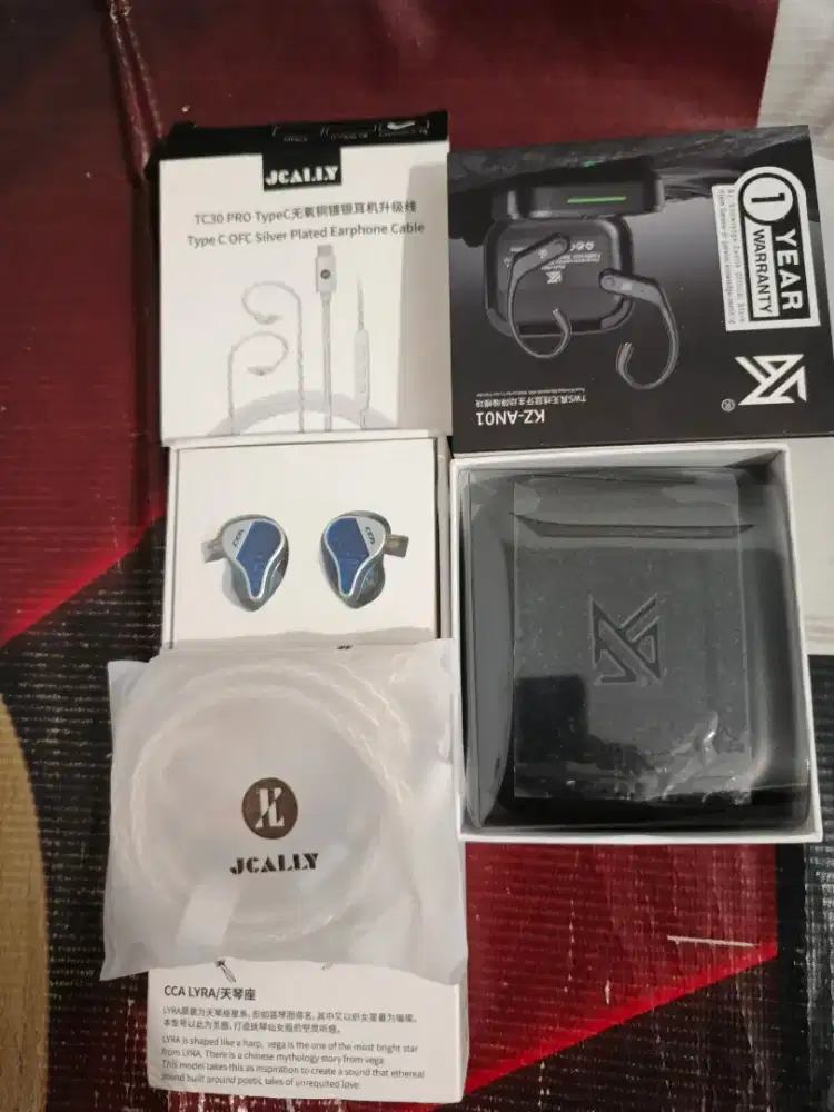 KZ AN01, JCally TC30 Pro, KZ CCA Lyra