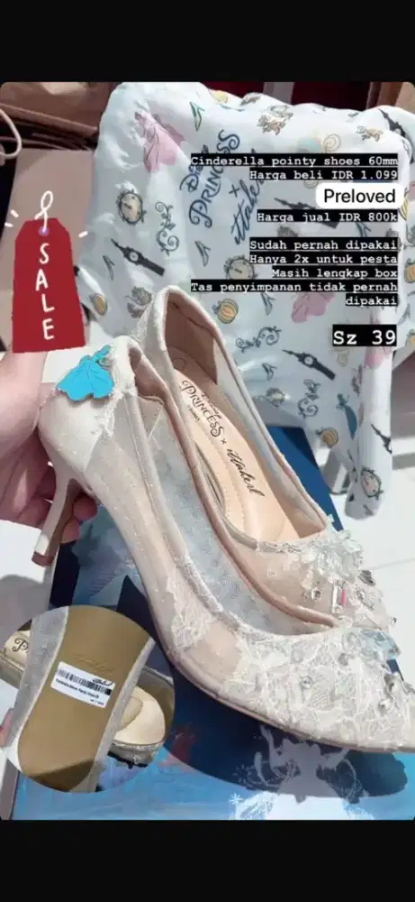 ITTA HERL Heels - preloved sz 39