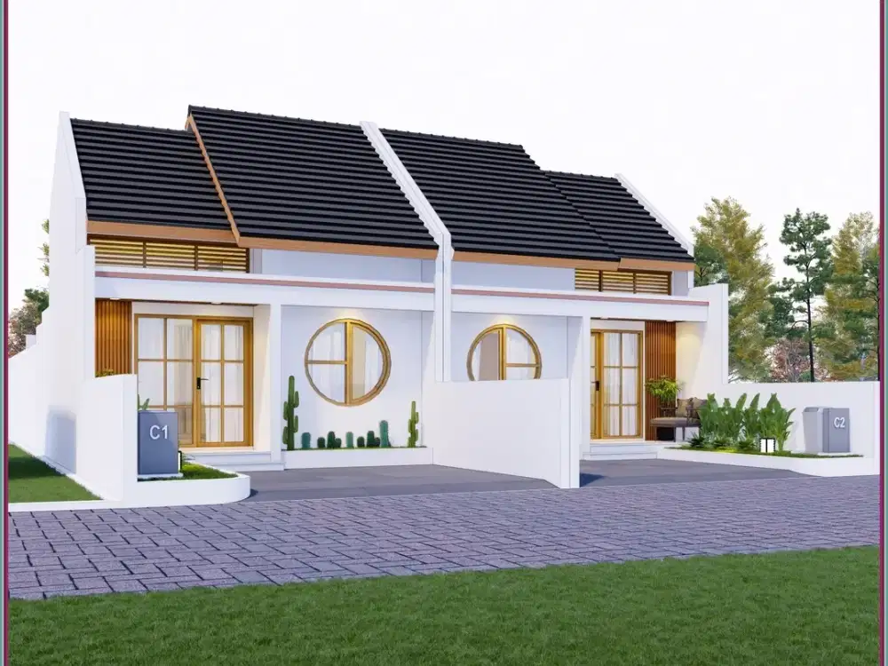 Rumah di Jogja Barat Area Exit Tol Sentolo Gaya Jepang