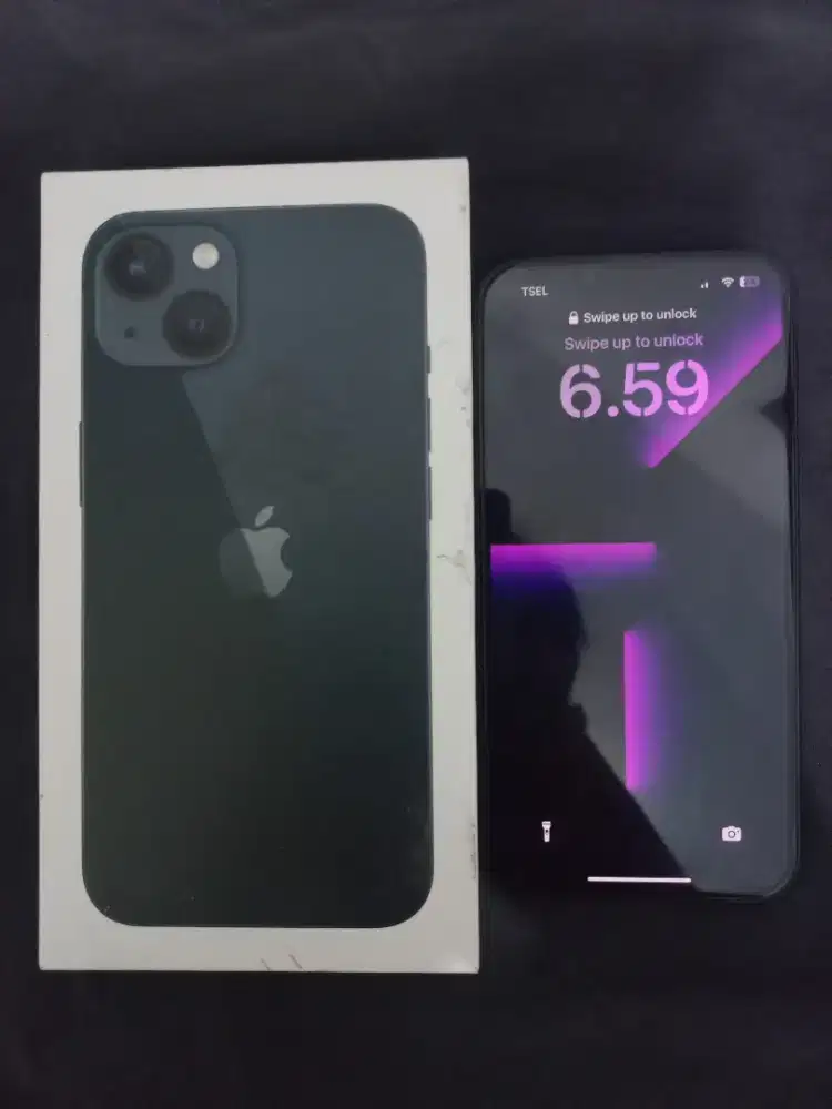 Iphone 13 128gb ibox midnight bh 91%
