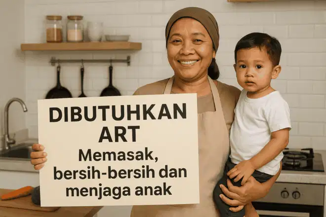 Lowongan ART Masak, Bebersih dan Momong Anak di Gading Serpong