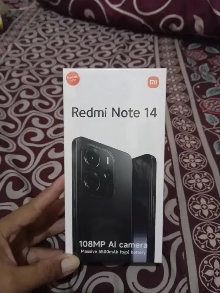 Xiomi redmi note 14 masih baru masih setelan..