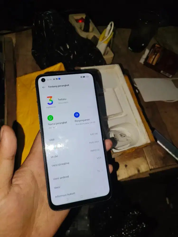 Realme 7 8/128 ori NO MINUS FULLSET