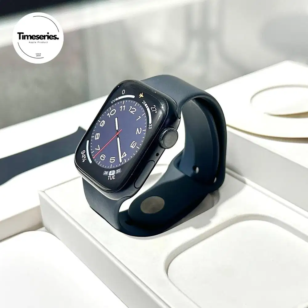 Ex iBox Apple Watch Series 8 BH41mm BH96% Midnight Fullset Original