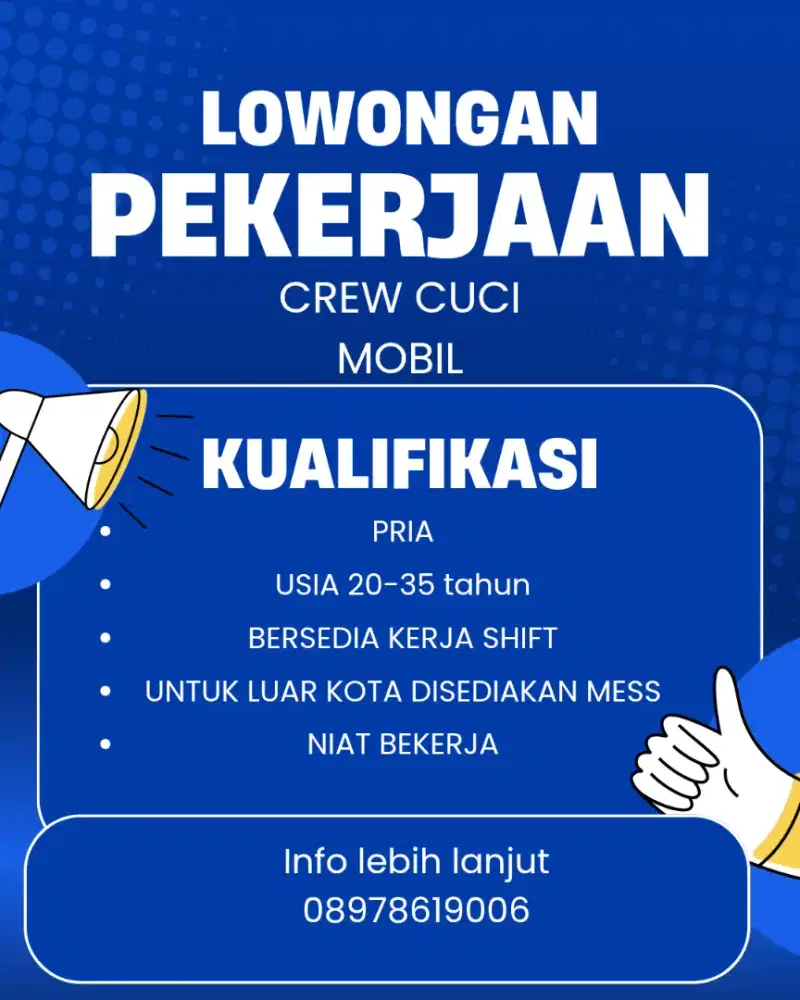 Crew Cuci Mobil