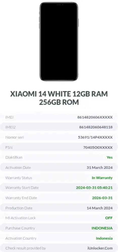 FLAGSHIP XIAOMI 14 12/256