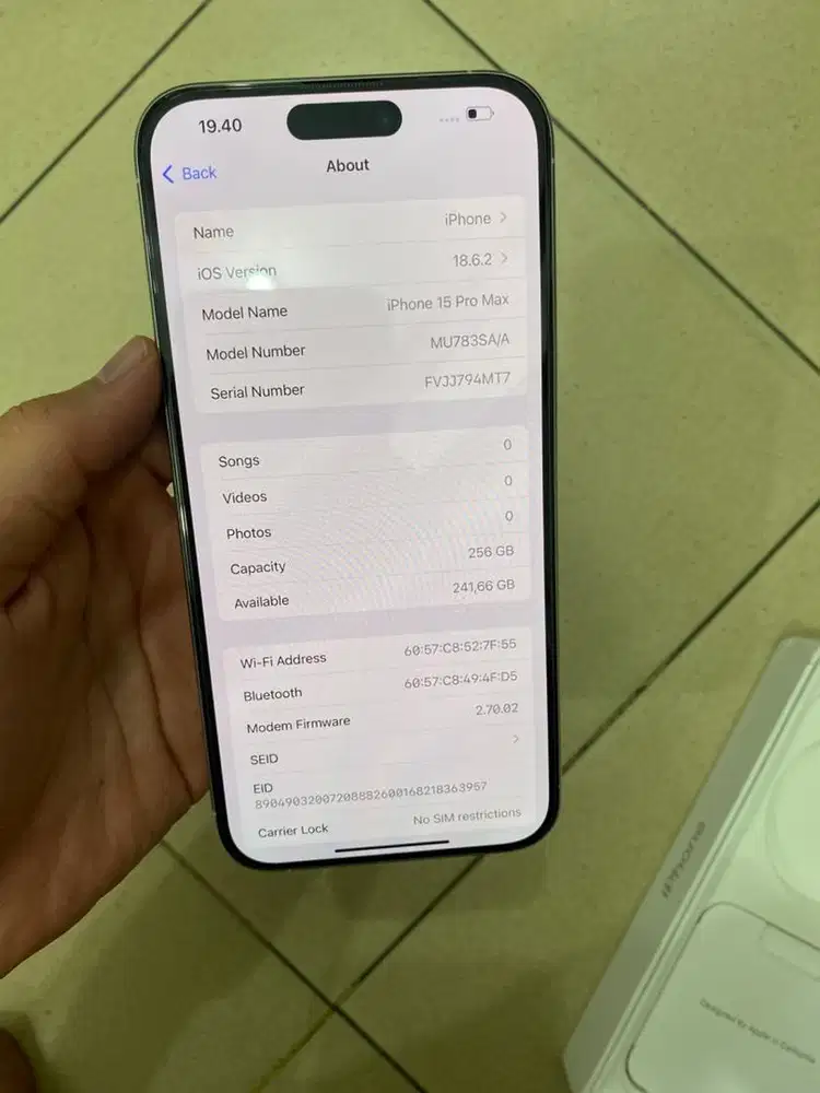 Iphone 15 pro max blibli bh 92%