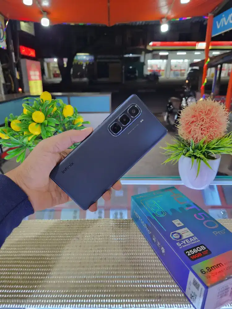 Infinix Hot 50 Pro+ Ram 8+8Gb/ 256Gb Fullset Mulus Ori 100% Like New