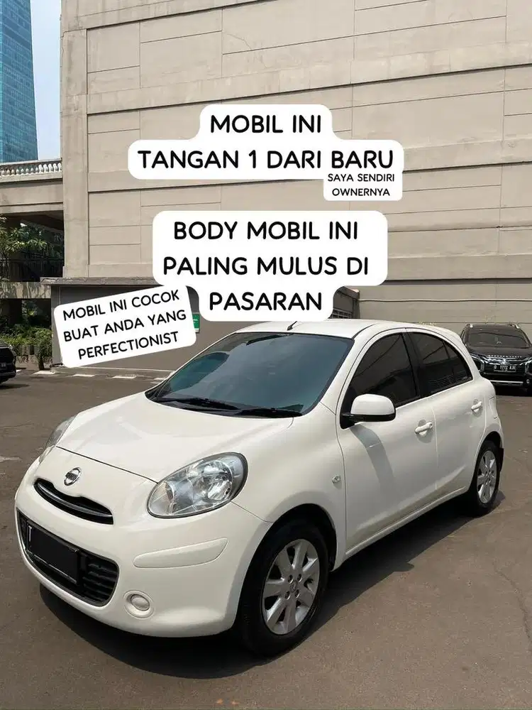 Jual Nissan March Matic 2011 K13 Putih