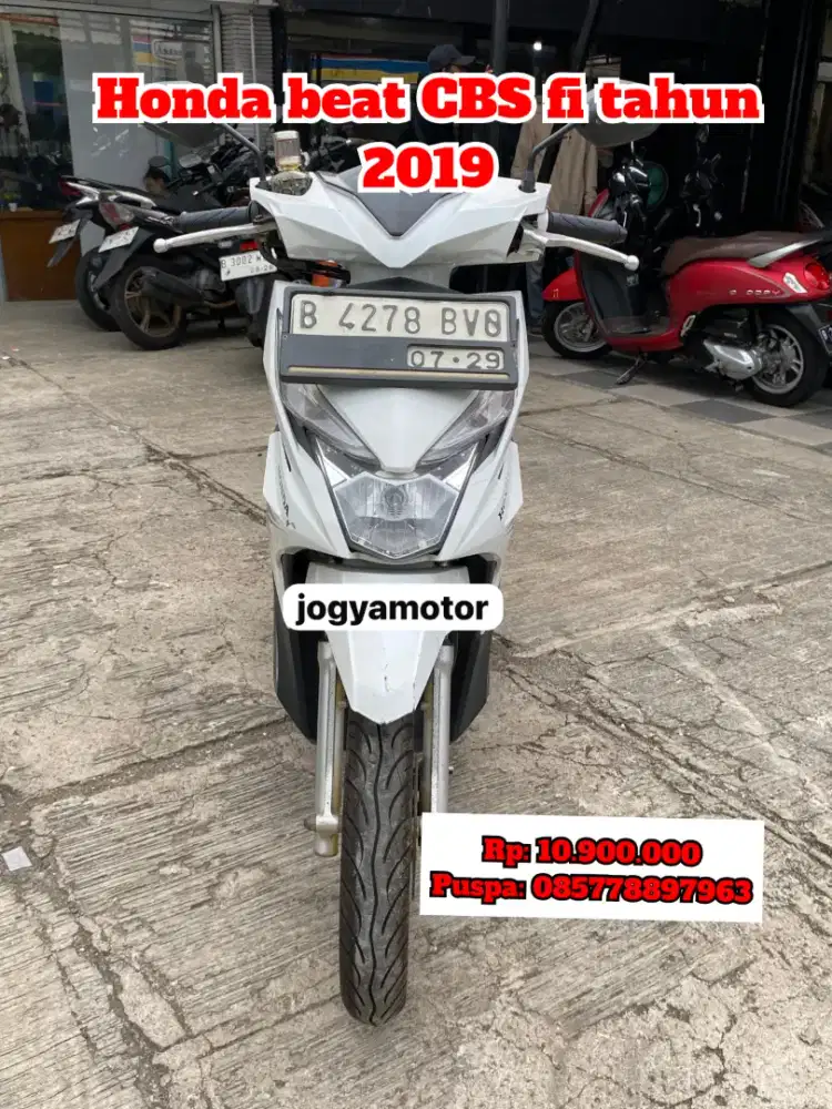 Honda beat fi tahun 2019