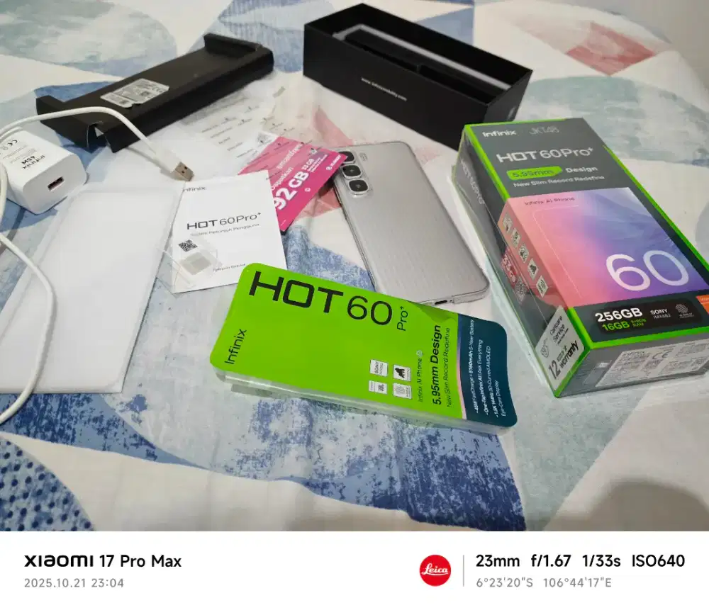INFINIX HOT 60 PRO PLUS 16GB/256GB CAMERA SONY IMX 882 FULLSET