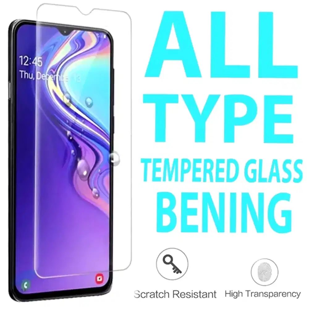 Tempered glass samsung oppo vivo xiaomi iphone huawei asus dll