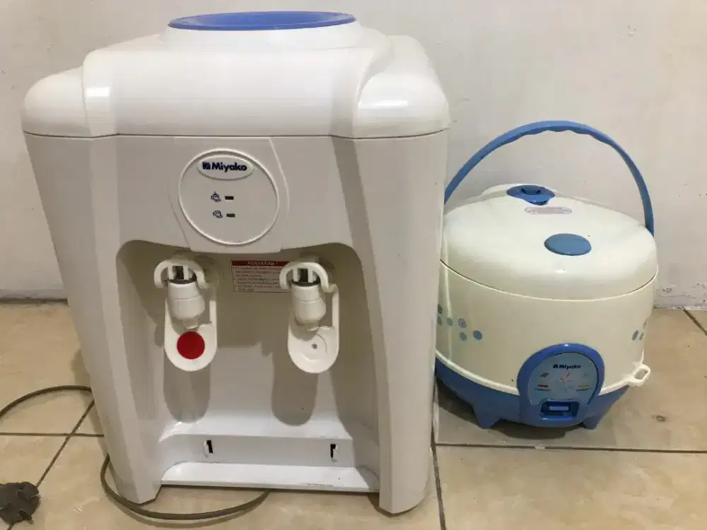 Dispenser & Magic Com Miyako jual 1 set