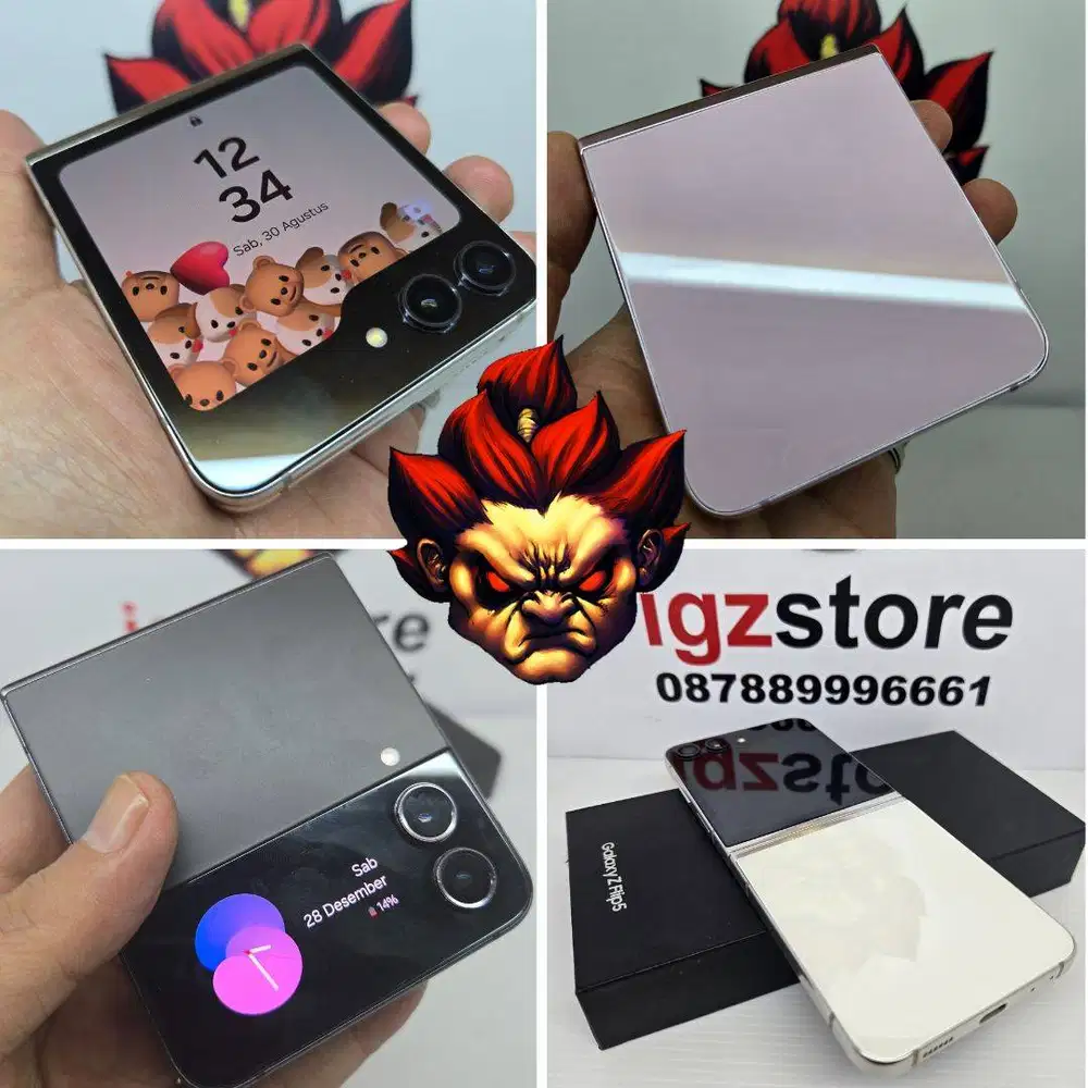 NO MINUS !! Samsung Z Flip 3 Flip 4 Flip 5 Flip 6 Siap Pakai