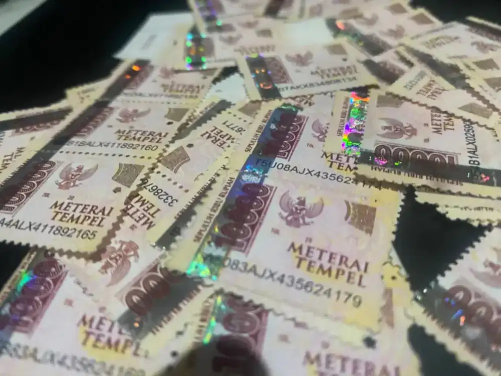 MATERAI 10,000 BORONGAN AJA