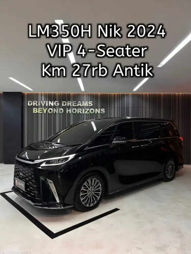 Lexus LM350 Hybrid LM350H VIP AT 2024 Hitam 4-Seater