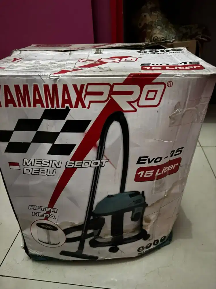 Vacuum Cleaner Yamamax Pro Evo-15 (Wet & Dry) – 15 Liter