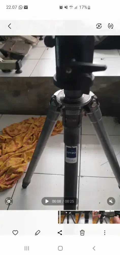 Tripod GITZO G1224 MK2 / FOBA MINI SUPERBALL