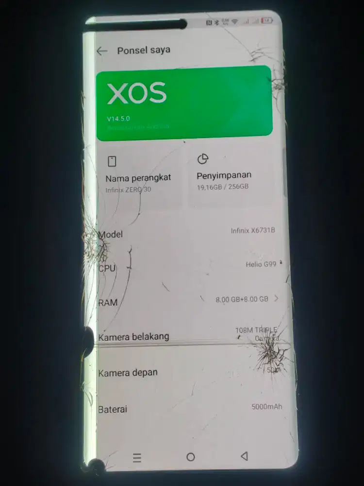 Infinix zero 30 8/256gb NFC