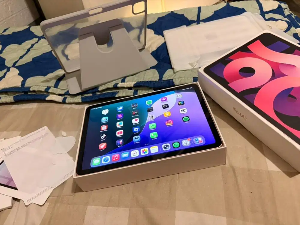ipad air 4 64gb fullset rosegold