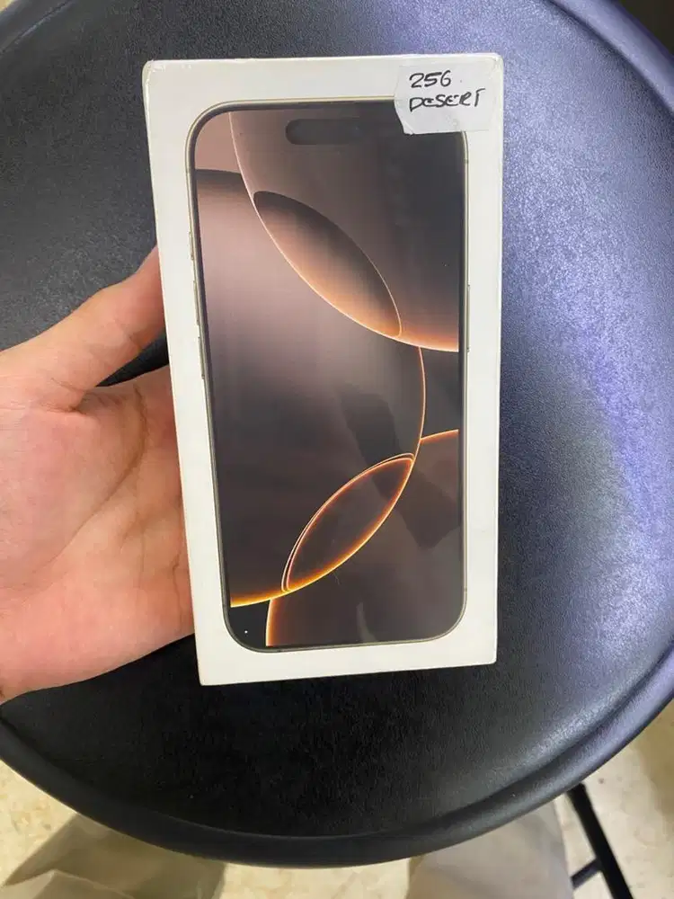 Iphone 16 pro 256 new inter + surat pajak