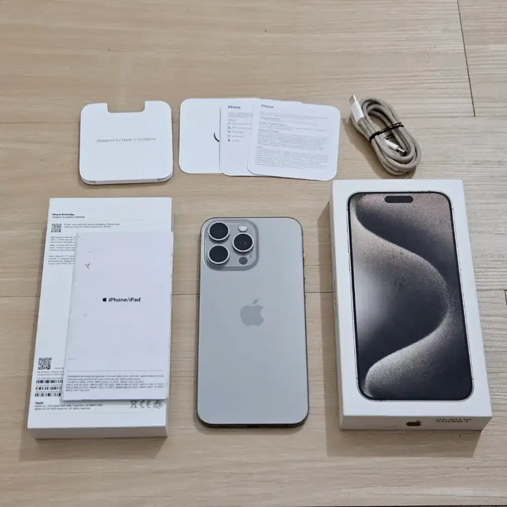 iPhone 15 Pro Max 512 Gb Ex iBox Bh 87% Mulus Terawat