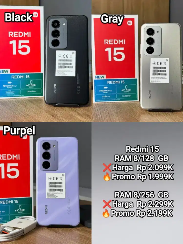 Redmi 15 | New Garansi Resmi Segel