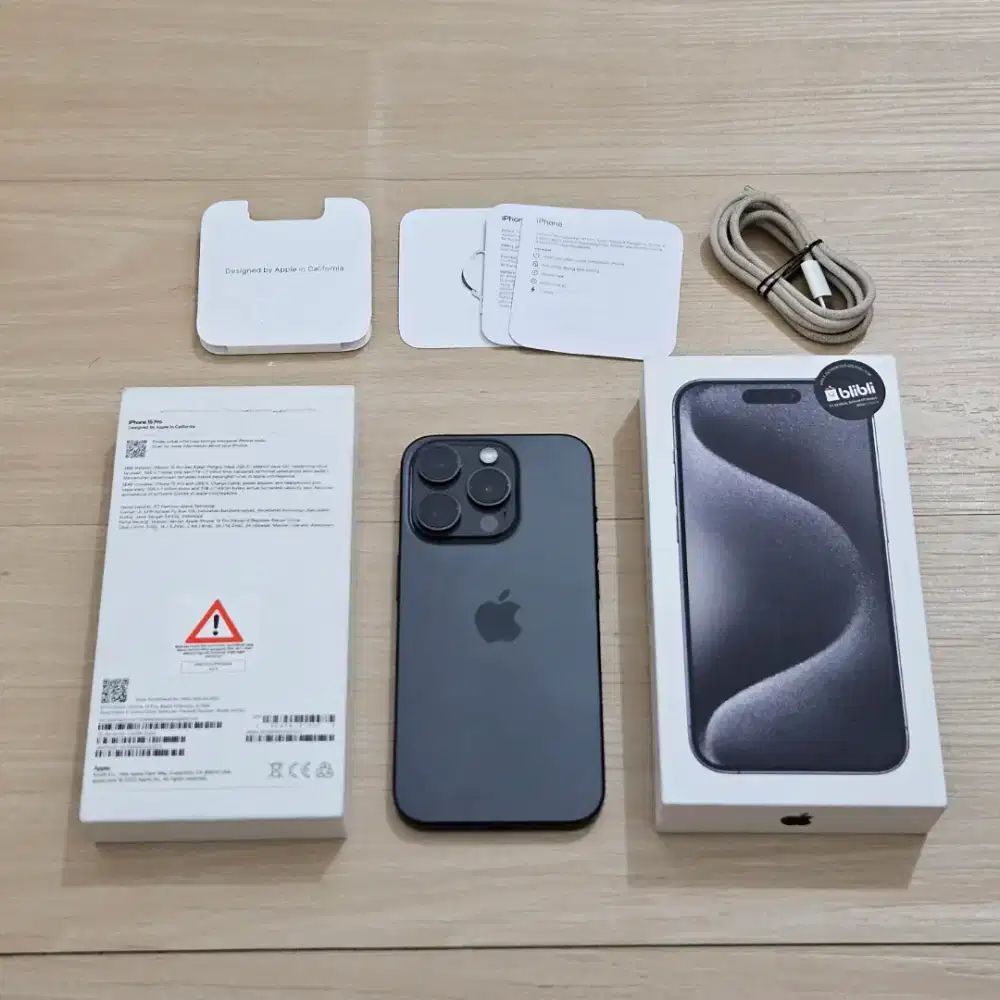 iPhone 15 Pro 512 Gb Ex Blibli Bh 89% Mulus Terawat Full Original