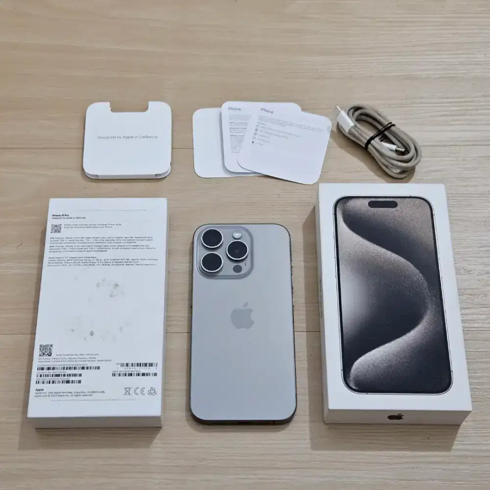 iPhone 15 Pro 256 Gb Ex Digimap Bh 88% Mulus Terawat Full Original