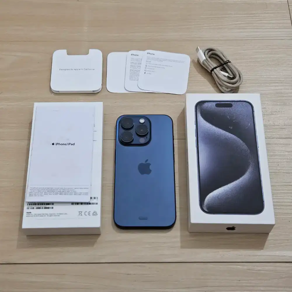 iPhone 15 Pro 256 Gb Ex iBox Bh 88% Mulus Terawat Full Original