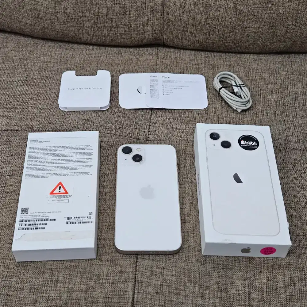 iPhone 13 128 Gb Starlight Resmi Blibli Bh 93% Likenew On Maret 2026