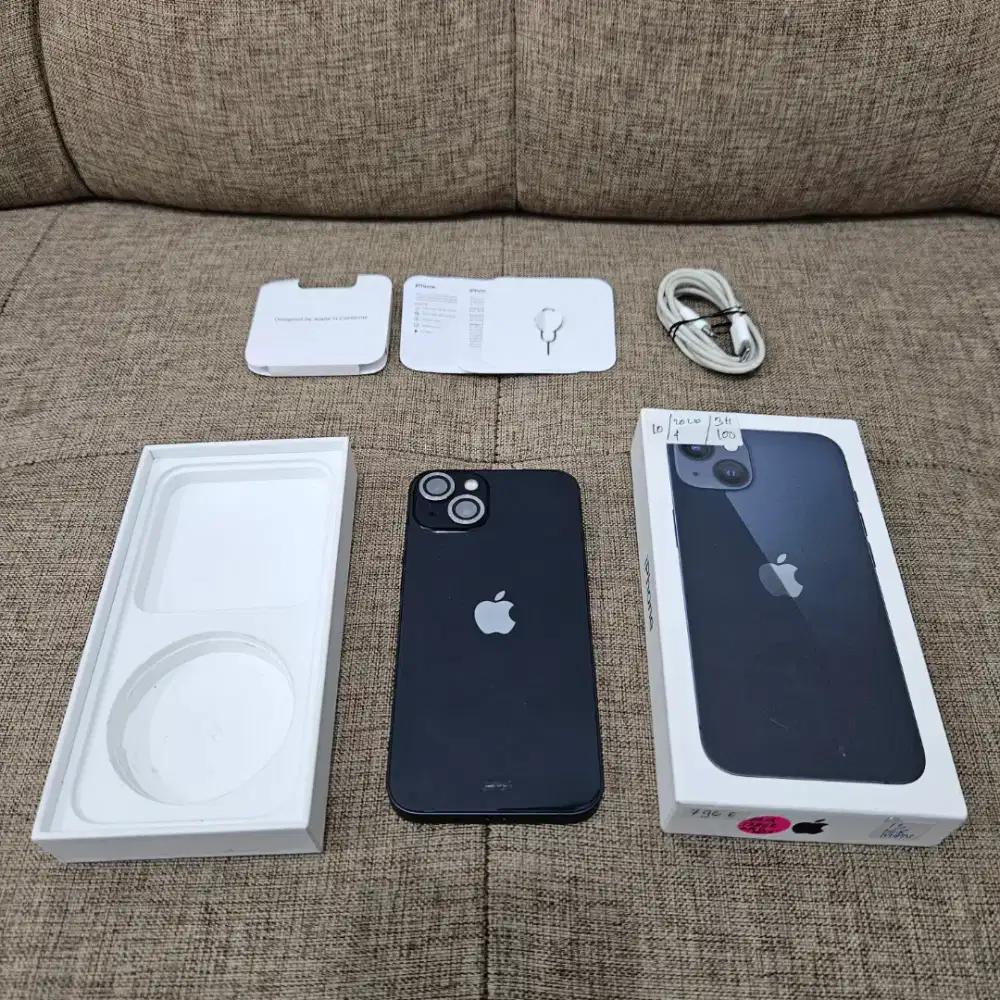 iPhone 13 128 Gb Midnight Resmi iBox Bh 100% Likenew On Mei 2026