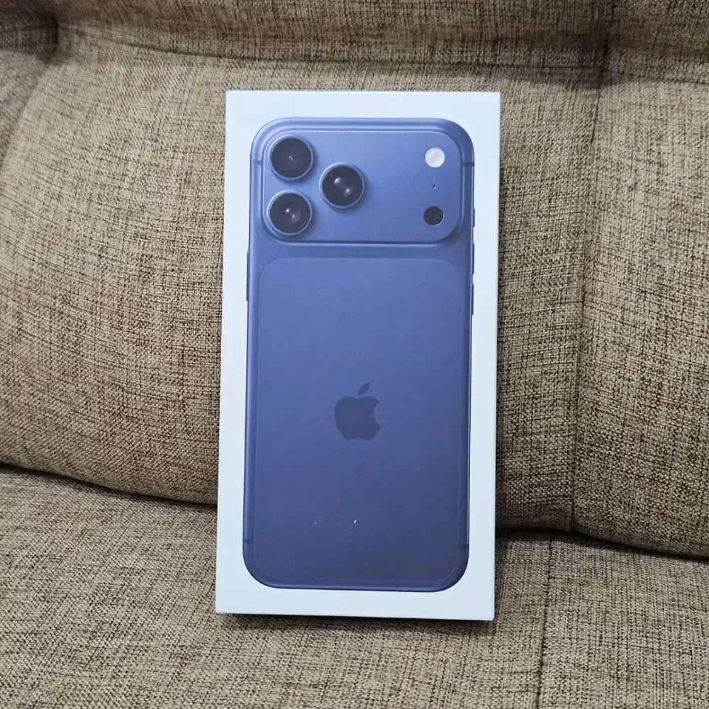 iPhone 17 Pro Max Deep Blue Resmi iBox New/Segel Belum Aktivasi