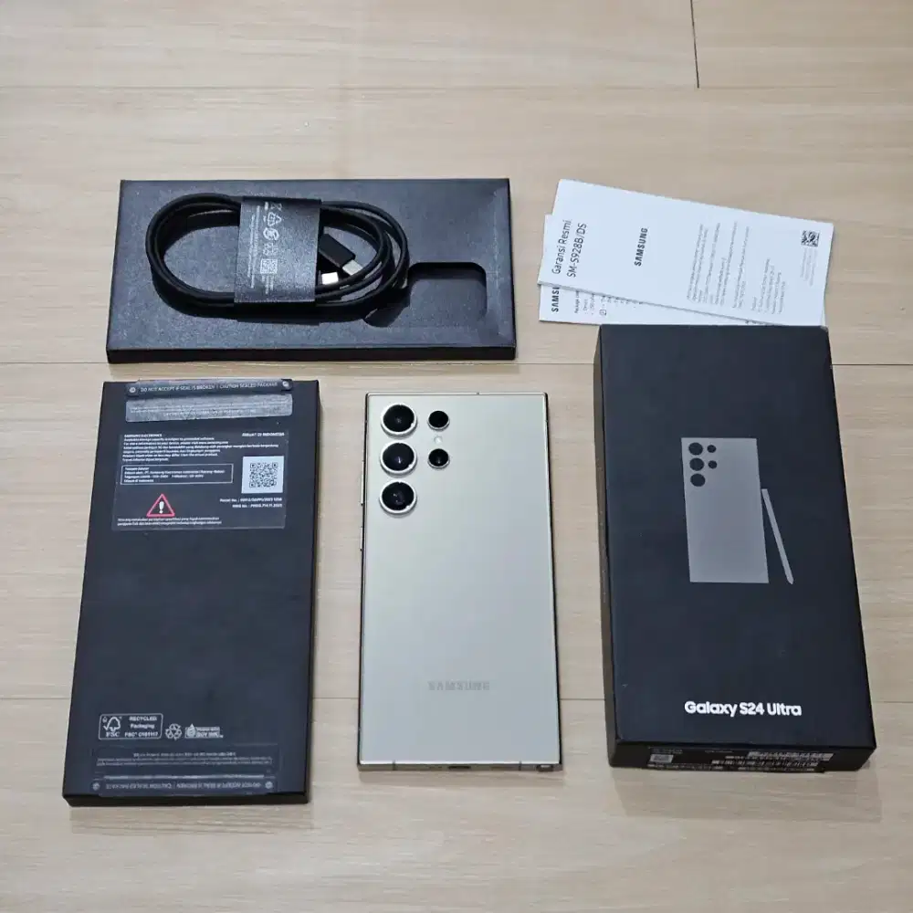Samsung S24 Ultra 5G Resmi Sein 12/256 Gb Muluss Full Original