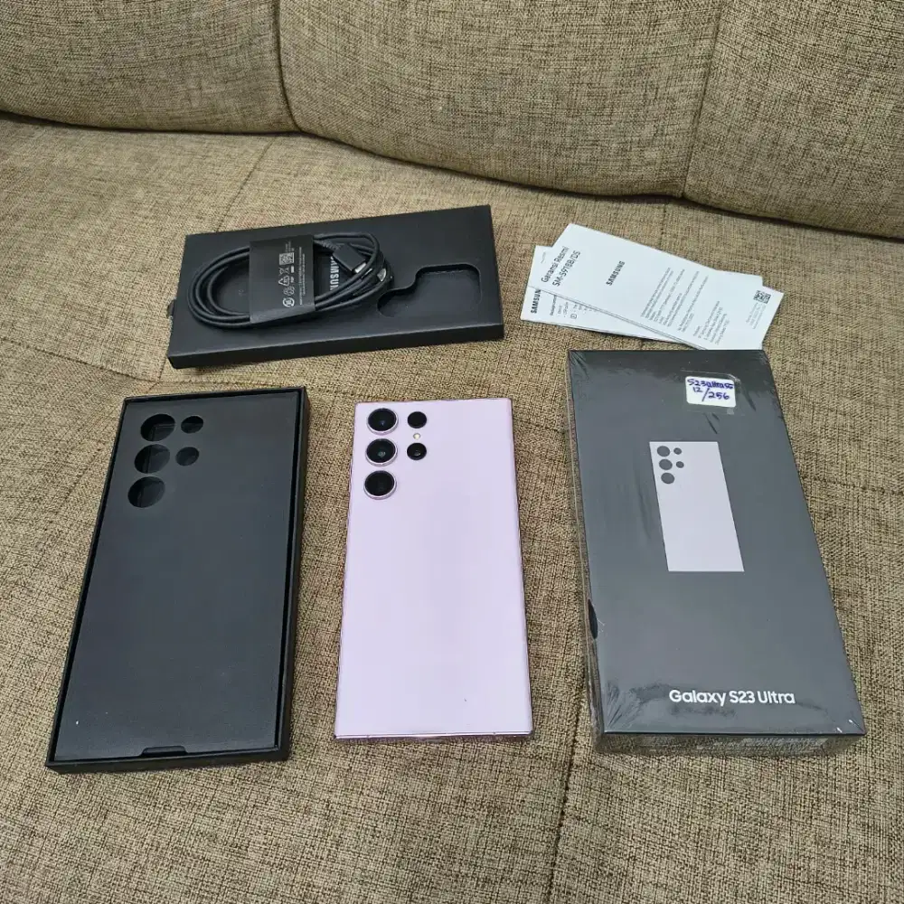 Samsung S23 Ultra 5G Resmi Sein 12/256 Gb Lecet Kecil Full Original