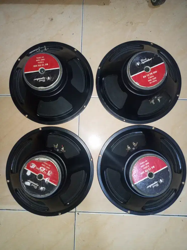 Speaker 12 Inch Black Spider FR200 4 Unit